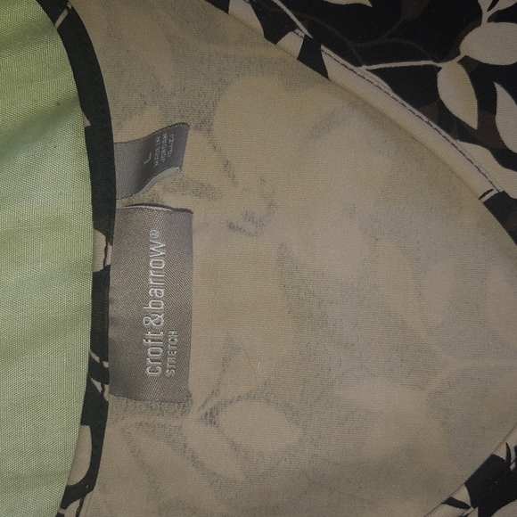 CROFT&BARROW Stetch top - Picture 3 of 6